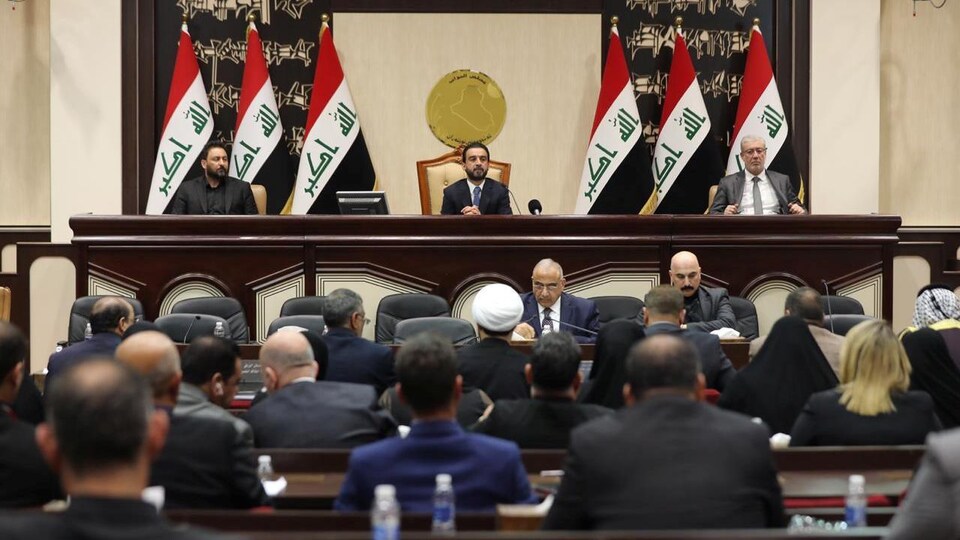 Le Parlement irakien à Bagdad le 5 janvier 2020