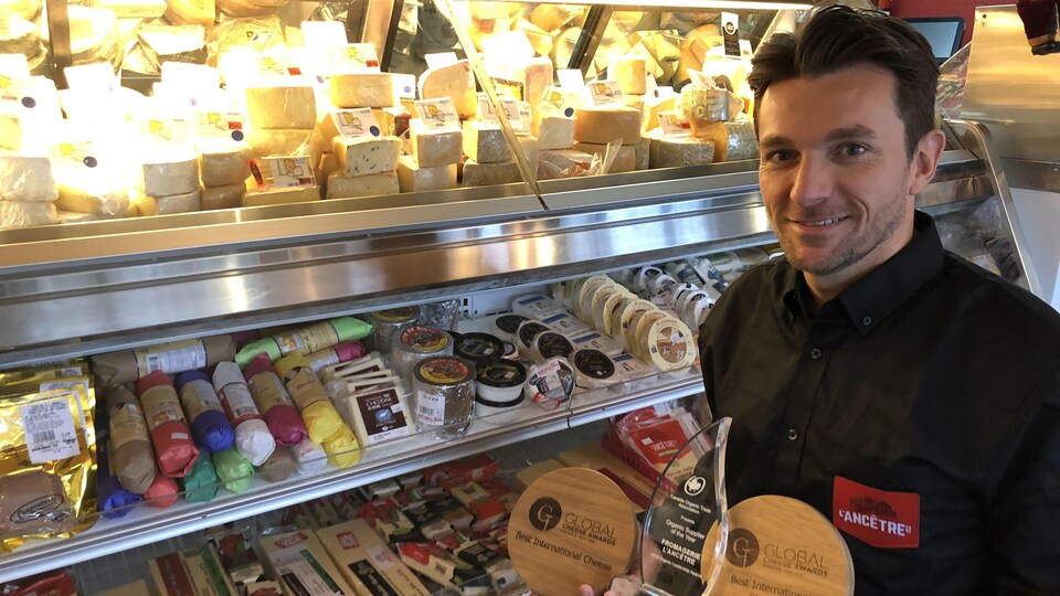 Le président-directeur-général de la Fromagerie biologique l'Ancêtre à Bécancour, Pascal Désilets.