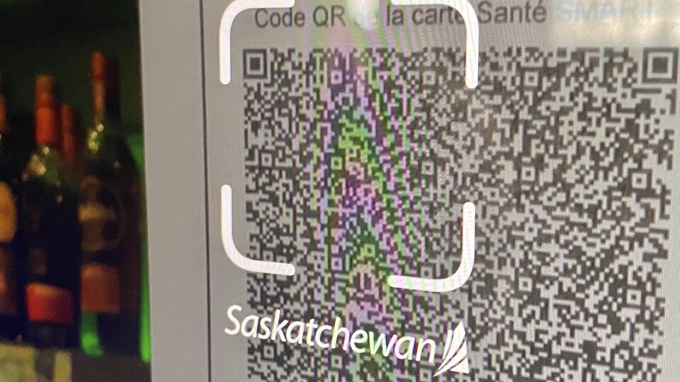 Une illustration de code QR en Saskatchewan.