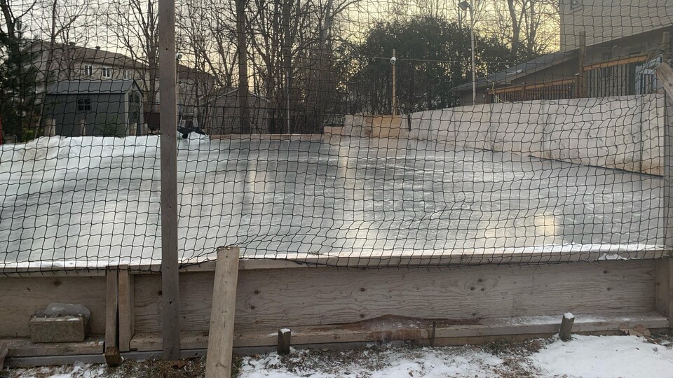 La patinoire de Daniel Rivera et Guillaume Couillard.