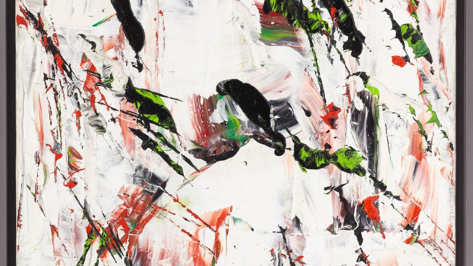 L'œuvre de Paul-Émile Borduas « Arabesque ». 
