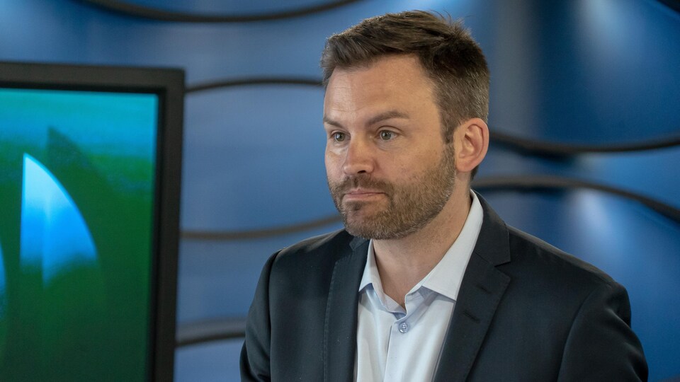 Paul Saint-Pierre Plamondon, en entrevue à Radio-Canada