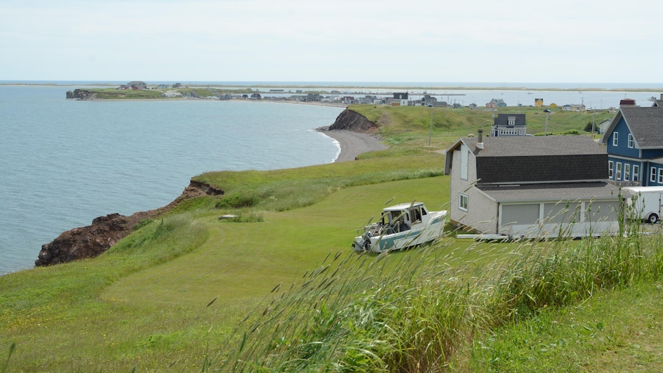 Paysage de l'Île du Havre Aubert des îles de la Madeleine