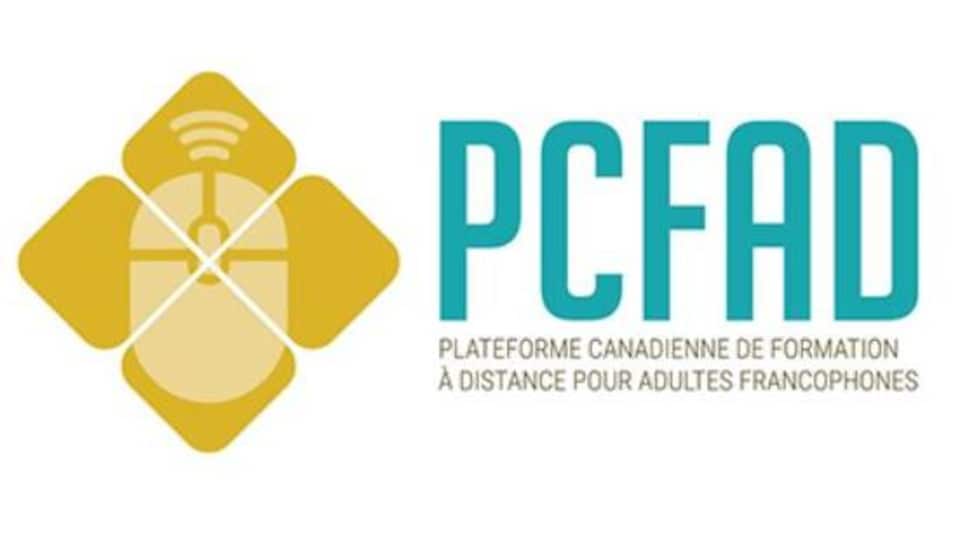 Le logo de la plateforme canadienne de formation à distance (PCFAD).