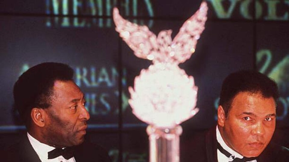 Deux légendes réunies Pelé et Ali