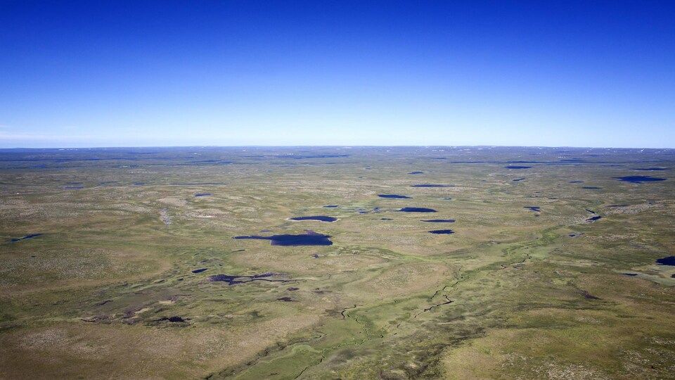 Le pergélisol en Alaska.