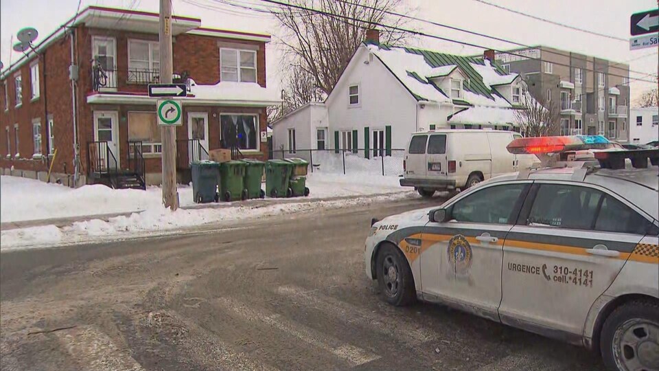 Un véhicule de la Sûreté du Québec