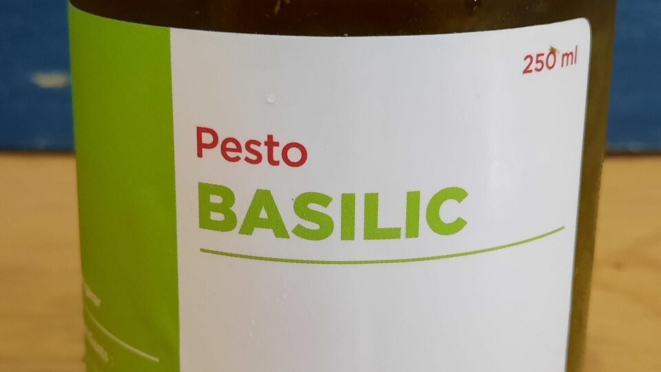 Contenant du Pesto Basilic du Verger Croque-Pomme.