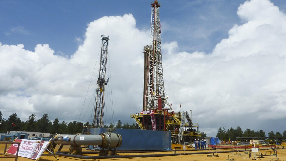 Un puits de pétrole au Venezuela.