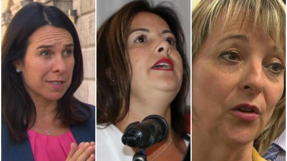 Projet Montréal, Valérie Plante de Projet Montréal, Sonia Baudelot de Parti Avenir Laval et Sylvie Parent d’Action