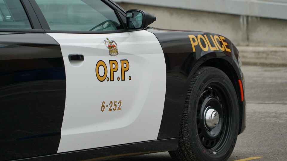 Une autopatrouille de la Police provinciale de l'Ontario.