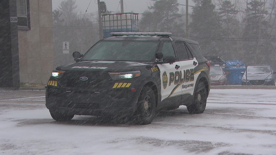 Une autopatrouille de la Sécurité publique de Saguenay.