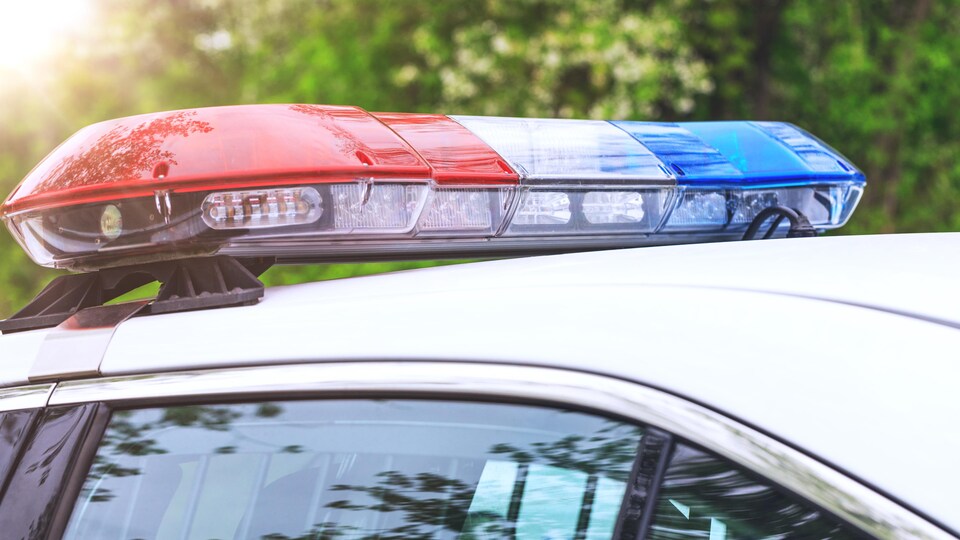 Voiture de police.
