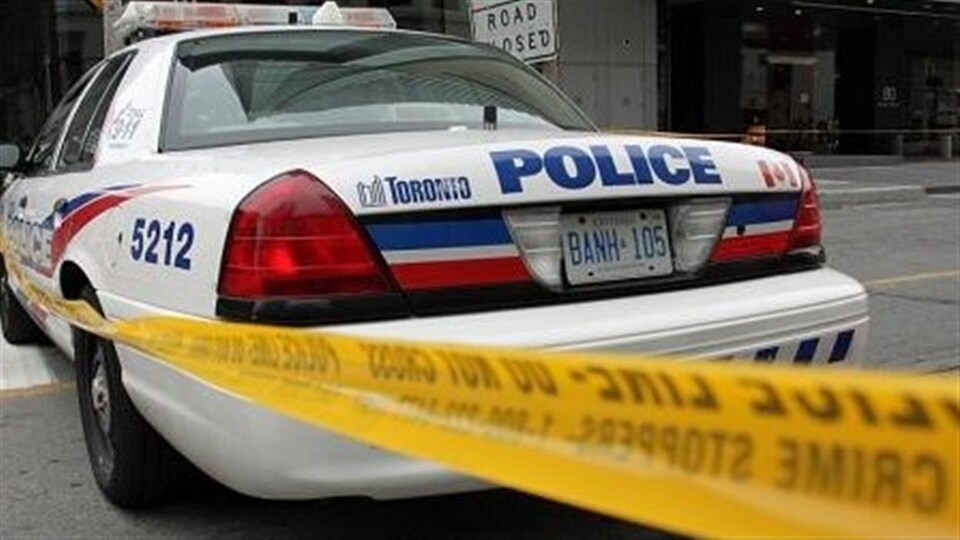 Une voiture de la police de Toronto