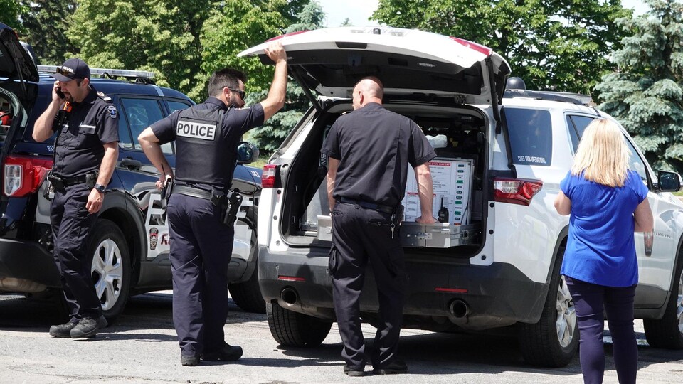 Police interference.