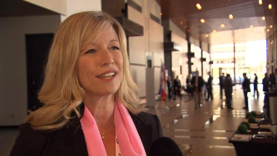 La fondatrice du mouvement 15 semaines, ce n'est pas assez, Marie-Hélène Dubé.