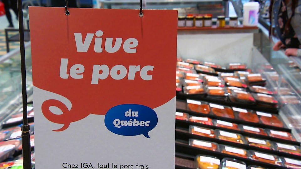 IGA a décidé de vendre du porc exclusivement québécois sur ses tablettes.