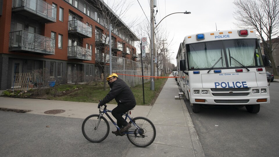 Poste de commandement du SPVM.