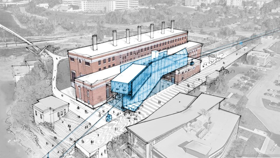 Plan de la station du quartier Rossdale.