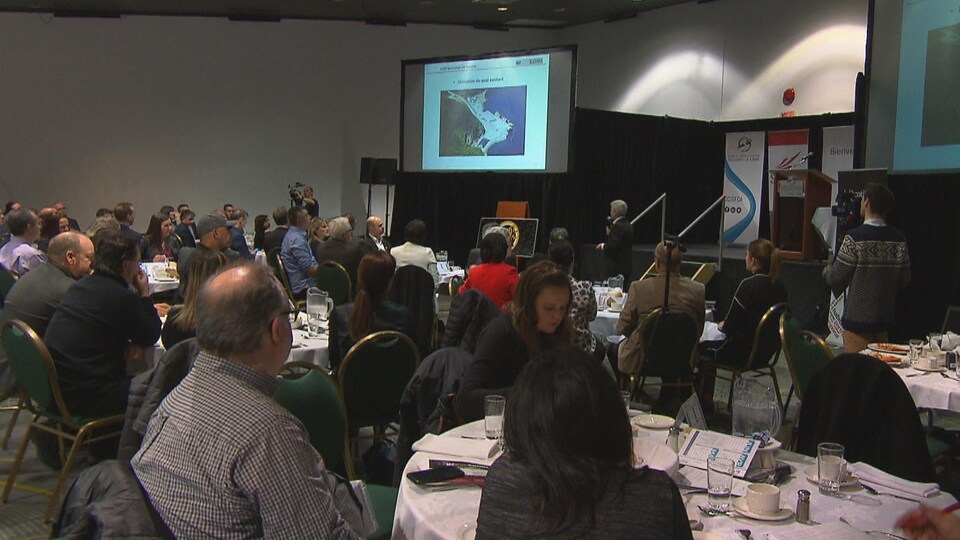 Présentation du projet de la minière BlackRock devant les gens d'affaires du Saguenay-Lac-Saint-Jean
