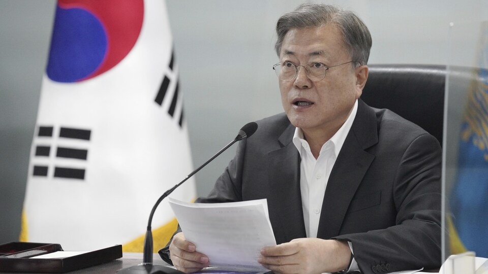 Le président sud-coréen, Moon Jae-in.
