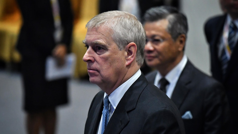 Le prince Andrew, duc d'York.