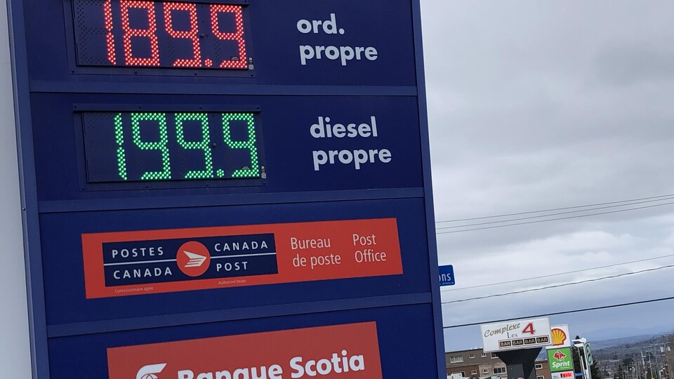 Le prix de l’essence est à la hausse à Sherbrooke… comme partout au