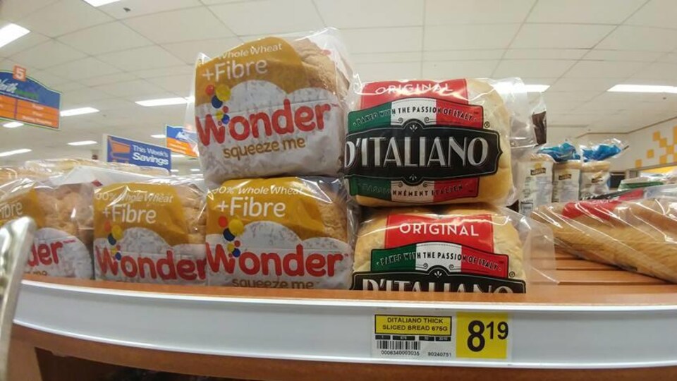 Un pain tranché à 8,19 $.