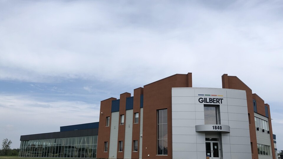 La façade de l'entreprise.