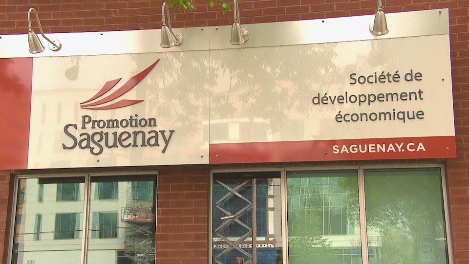 La façade des bureaux de Promotion Saguenay.