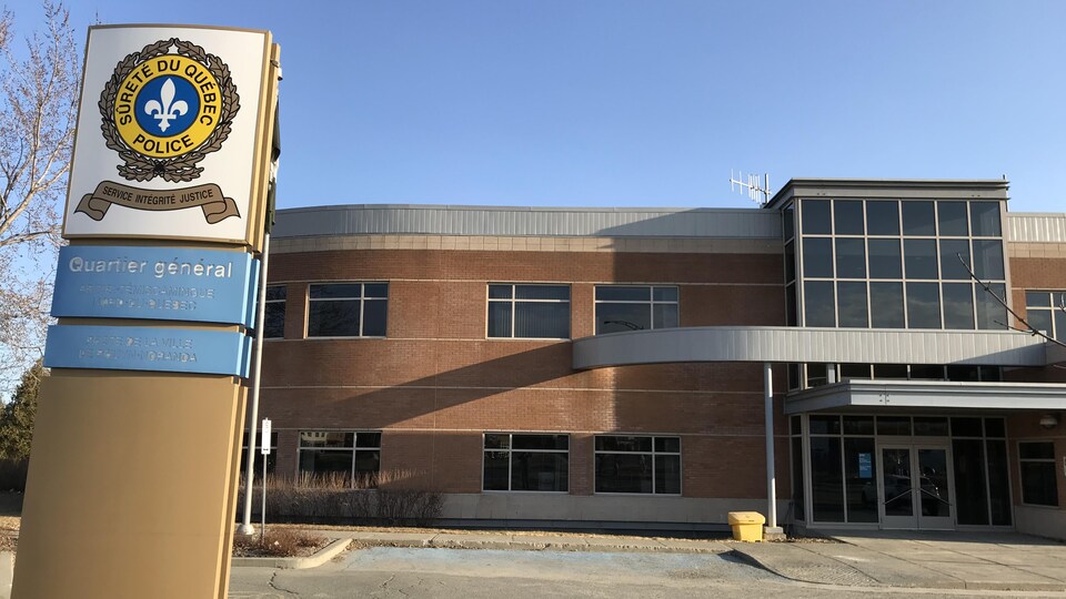 Le quartier général de la Sûreté du Québec en Abitibi-Témiscamingue et dans le Nord-du-Québec, à Rouyn-Noranda.