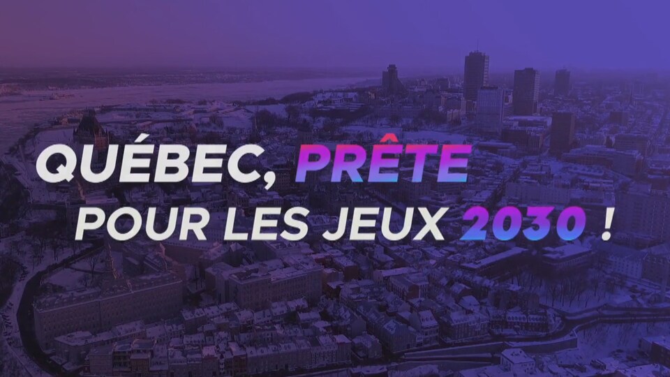 Un extrait de la vidéo promotionnelle dévoilée jeudi par le comité Québec 2030.