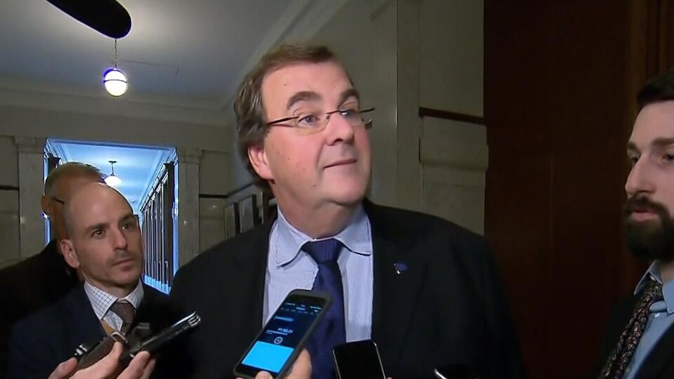 Le ministre de l'Emploi et de la Solidarité sociale, François Blais
