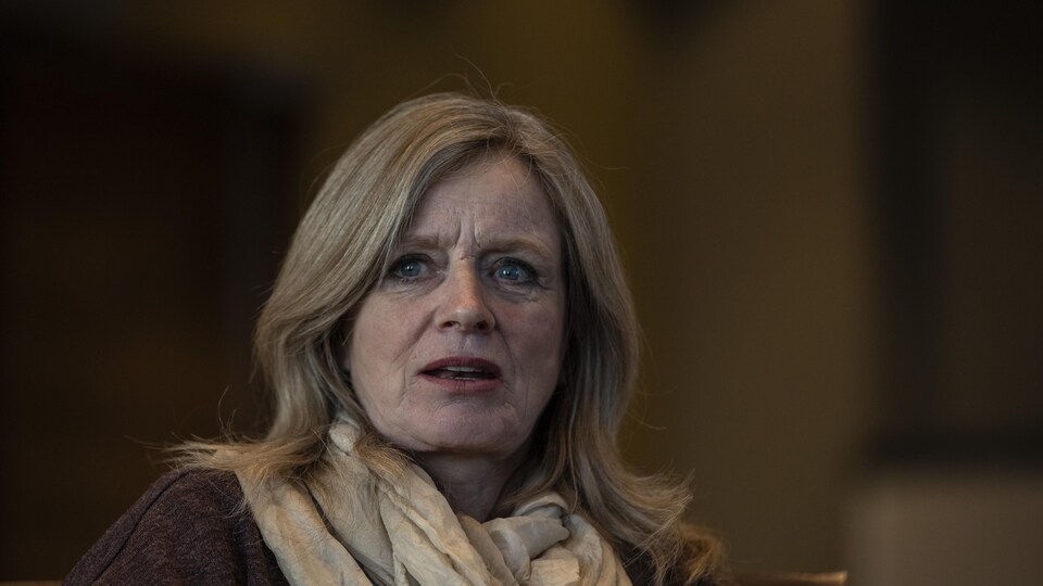 La chef du NDP de la Colombie-Britannique, Rachel Notley.