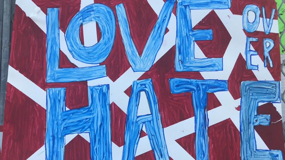 Love over hate.
