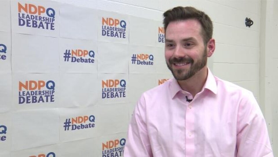 Raphaël Fortin a été élu chef du NPD-Québec le 21 janvier 2018.