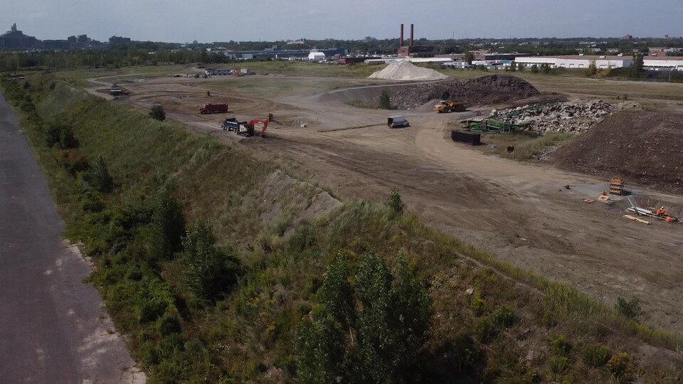 Le chantier de Ray-Mont Logistiques.