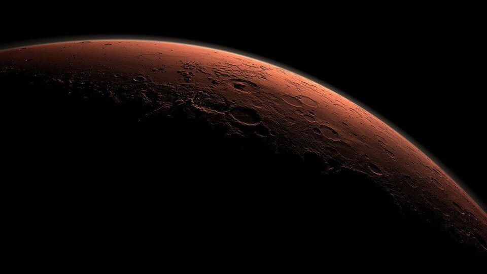 La planète Mars.