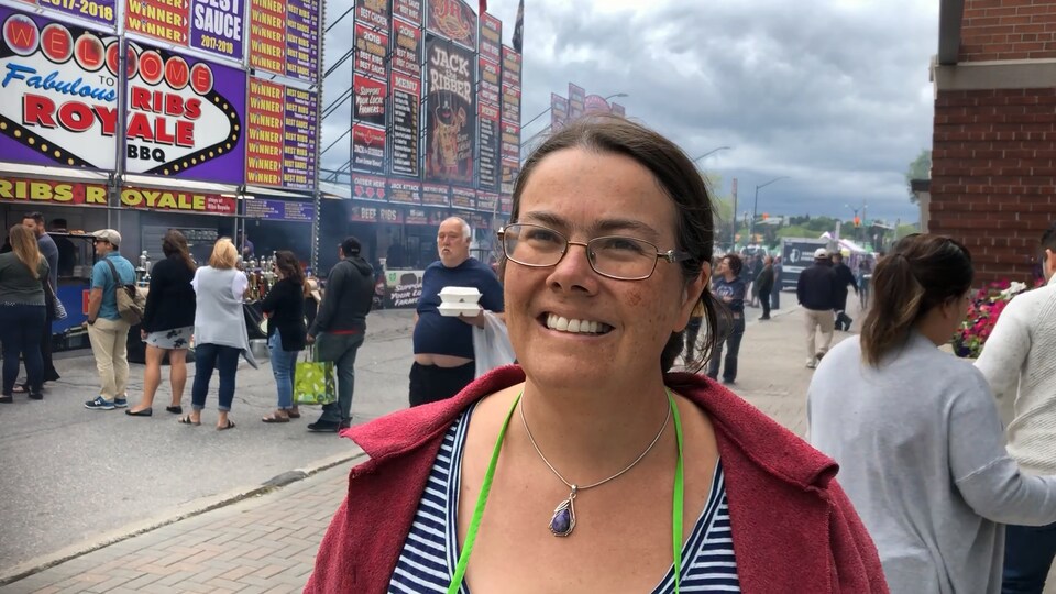 Rebecca Danard au ribfest.
