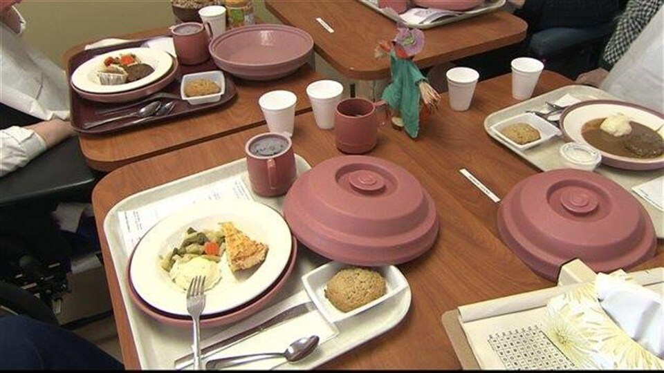 Repas dans un établissement de santé