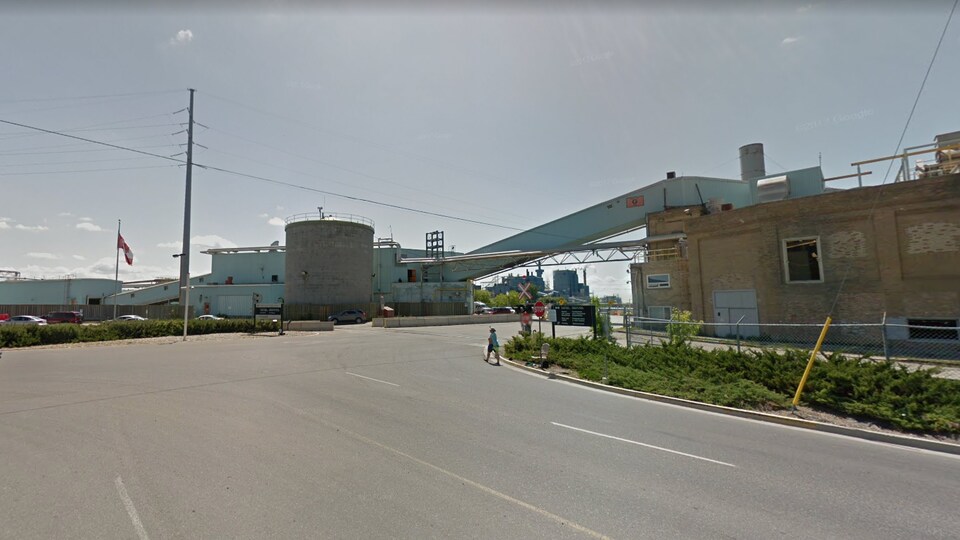 L’usine de pâtes et papier Resolute à Fort Frances.