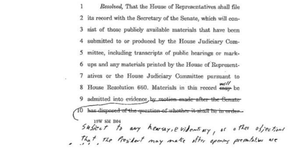 Les modifications ont été indiquées à la main sur le document initial.