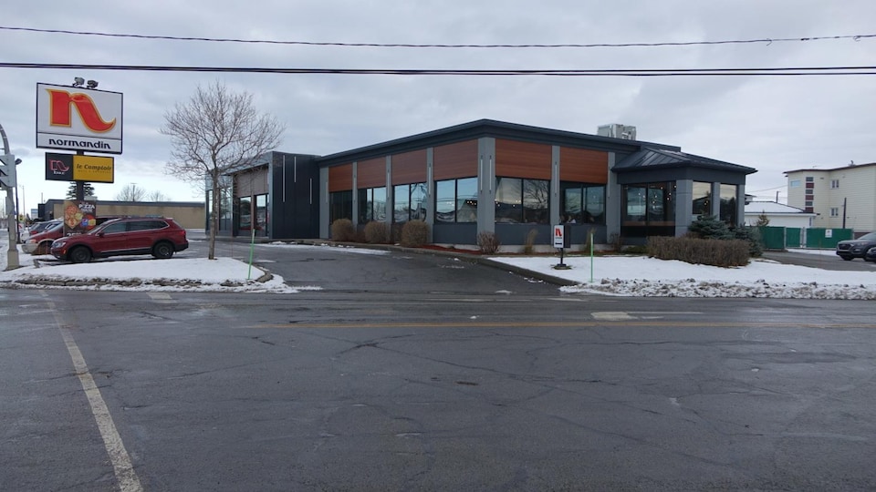 L'extérieur du restaurant Normandin de Rimouski