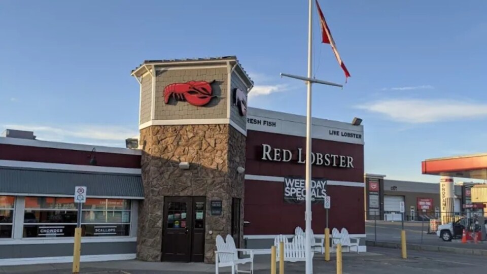 Façade du restaurant Red Lobster à Saskatoon.