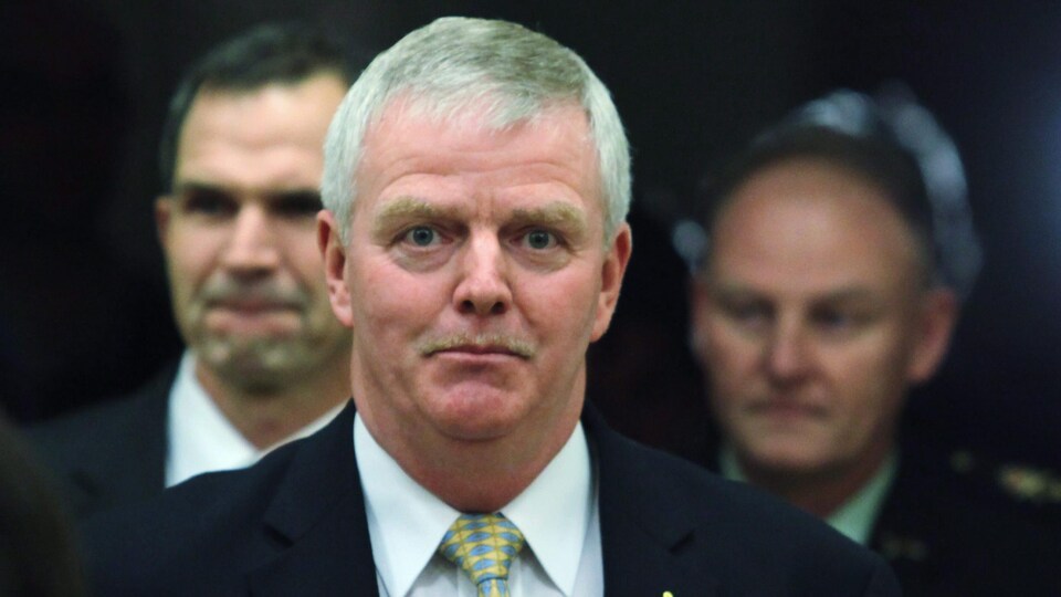 Le général Rick Hillier arrive à une audience du comité spécial sur l'Afghanistan, en novembre 2009.