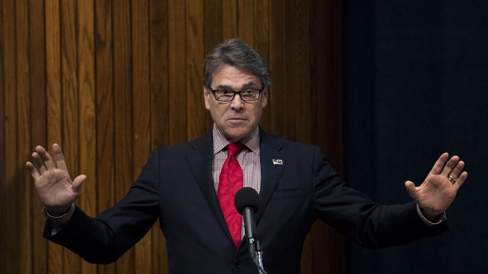 Le secrétaire américain à l'Énergie, Rick Perry.