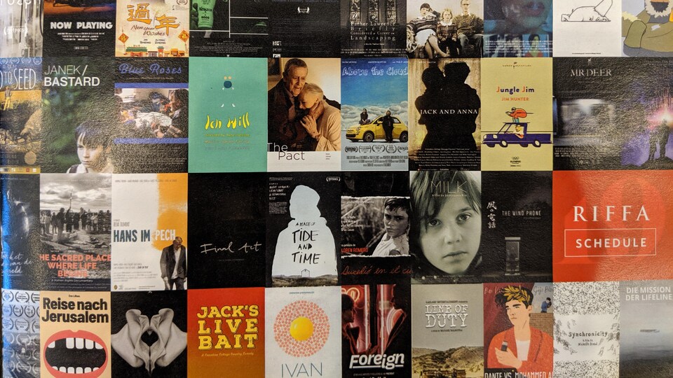 Affiche de la programmation de la quatrième édition du Festival international du film de Regina.