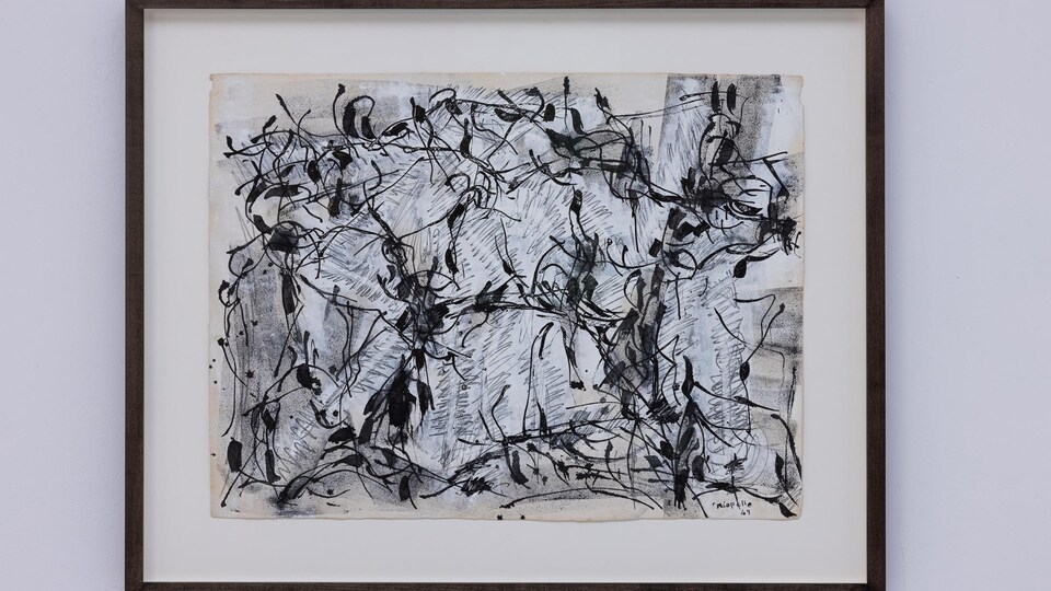 Une toile de Riopelle.
