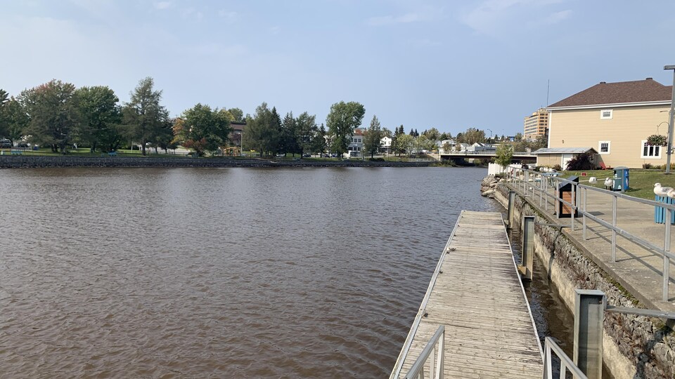La rivière Harricana à Amos.