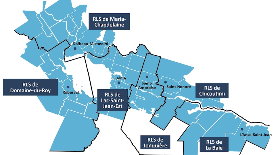 Les 4 pires RLS au Québec pour le taux de cas actifs sont dans la